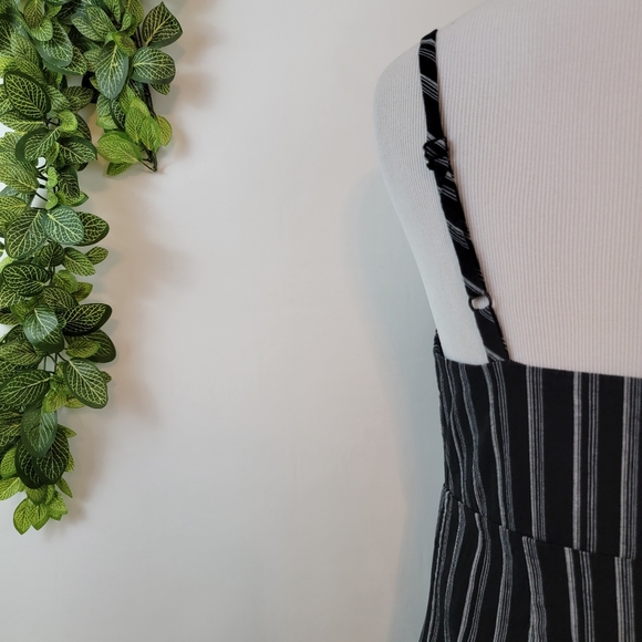 Kendall & Kylie Striped Strappy Body Hugging Mini Dress-Adjustable Strap, small - Picture 12 of 16